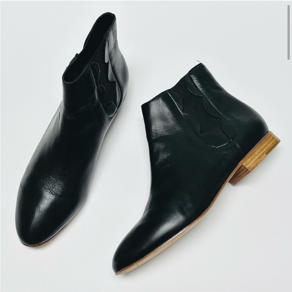 Loeffler Randall Scallop Chelsea Ankle Boot